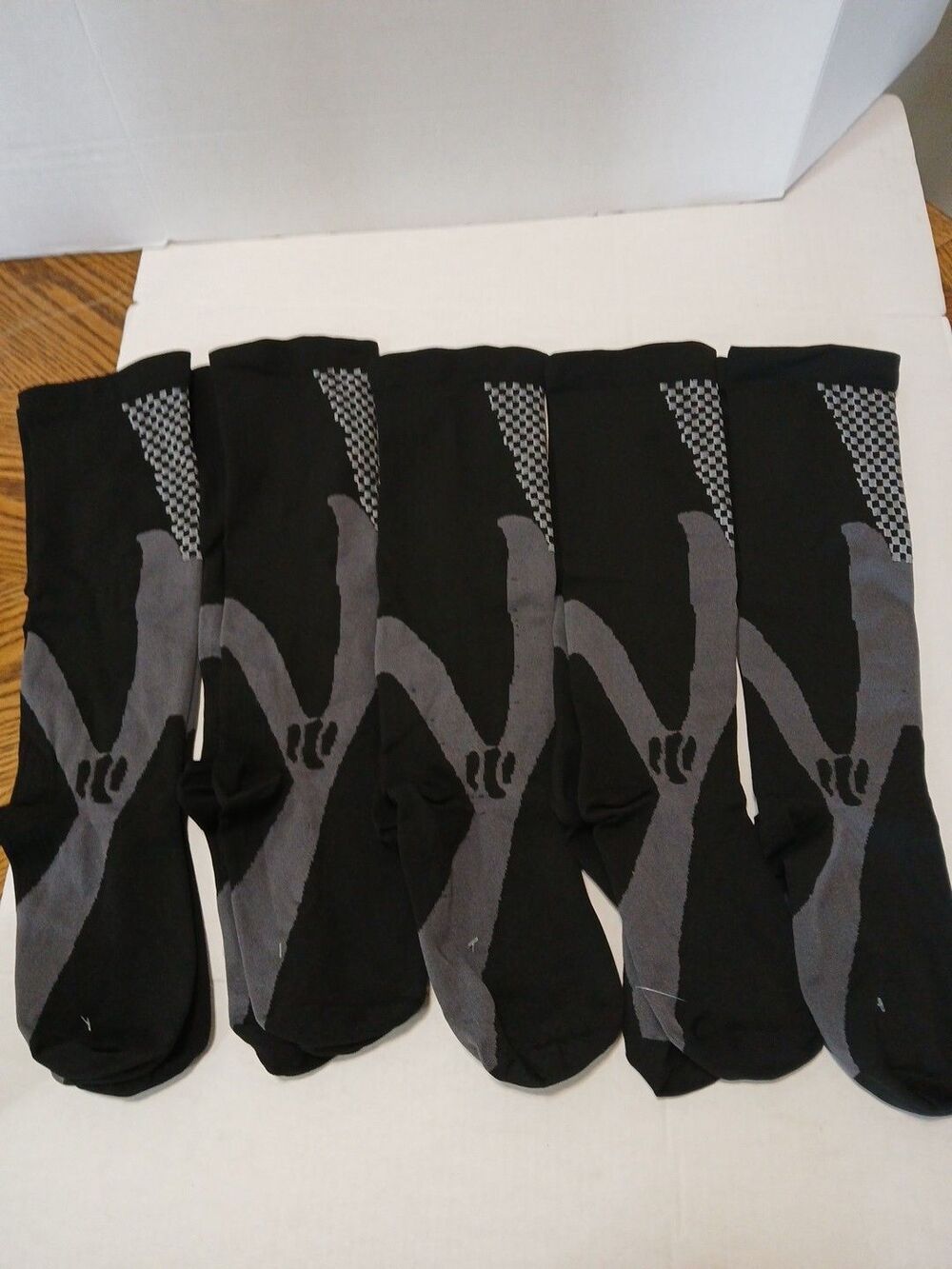 5x Men/Women Stretch Compression Sock Improve Circlation Reduce Swelling Xxlg